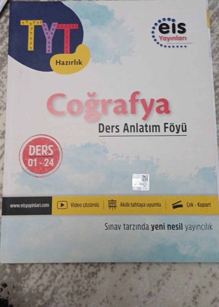 Eis yayınları tyt hazirlik coğrafya ders anlatım föyü  - Görsel 2