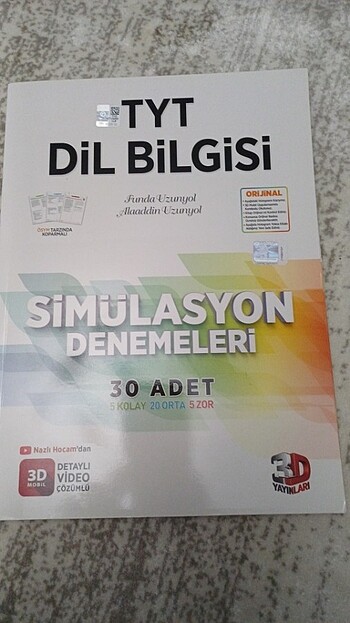 3d yayınları tyt dil bilgisi simülasyon denemeleri 30 adet  - Görsel 2