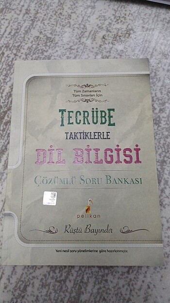 Pelikan yayınları tecrübe taktiklerle dil bilgisi çözümlü soru b