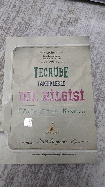 Pelikan yayınları tecrübe taktiklerle dil bilgisi çözümlü soru b - Görsel 2