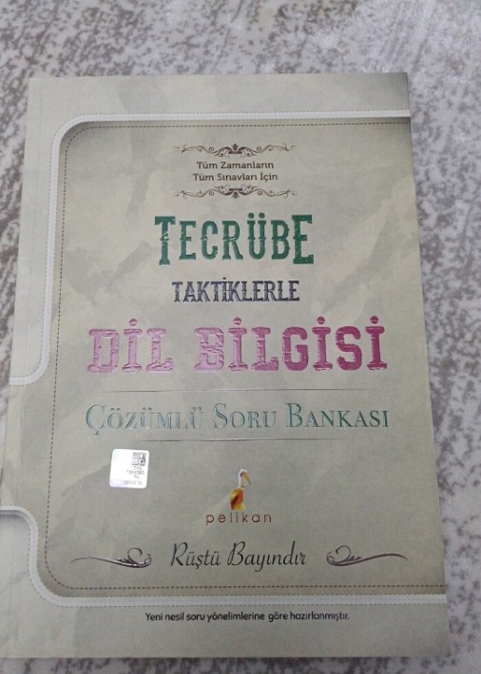 Pelikan yayınları tecrübe taktiklerle dil bilgisi çözümlü soru b - Görsel 2