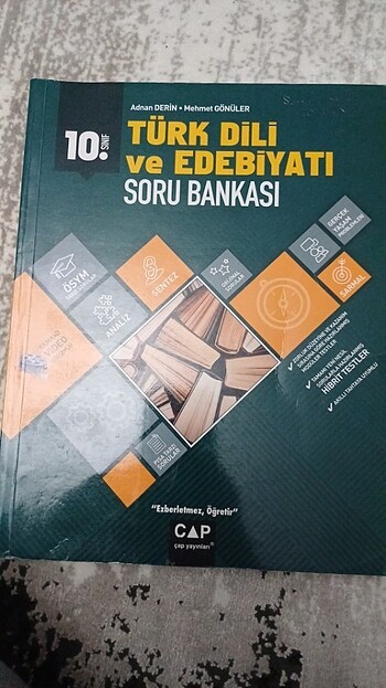 10. Sınıf Türk Dili ve Edebiyatı soru bankası Çap yayınları