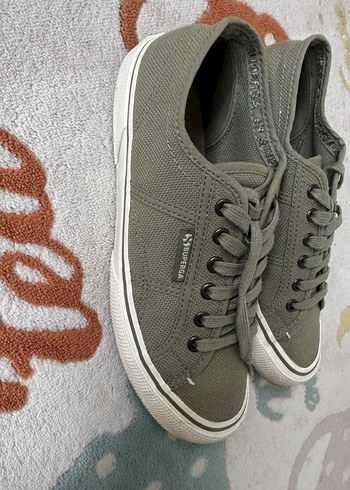 HAKİ YEŞİL Kadın Sneakers Düz Tabanlı Rahat - Görsel 2