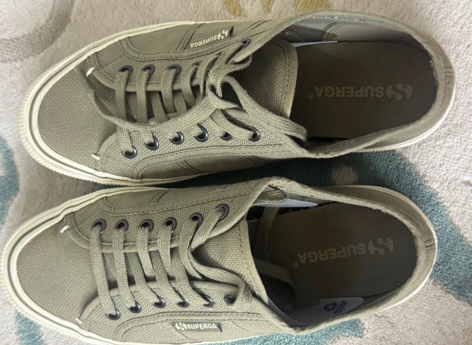 HAKİ YEŞİL Kadın Sneakers Düz Tabanlı Rahat - Görsel 3