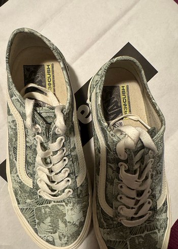 Bağcıklı beyazlı-Yeşil Batik Kadın Spor Ayakkabı - Görsel 5