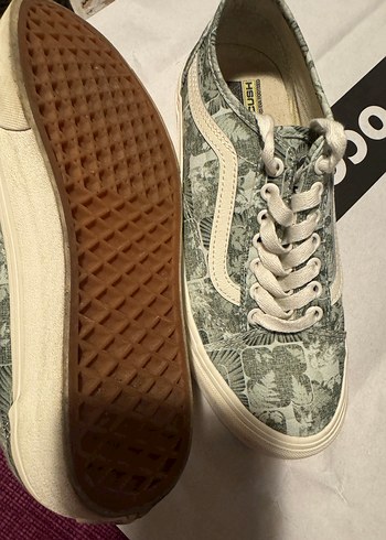 Bağcıklı beyazlı-Yeşil Batik Kadın Spor Ayakkabı - Görsel 4