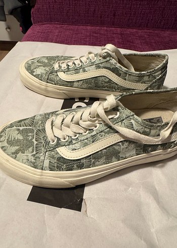 Bağcıklı beyazlı-Yeşil Batik Kadın Spor Ayakkabı - Görsel 3