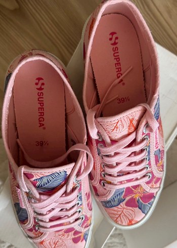 Pembe Desenli Kadın  Spor Ayakkabı - Görsel 4