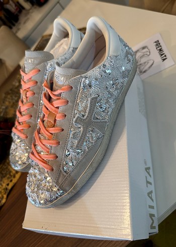 Gri Pul Detaylı premiata - Görsel 2