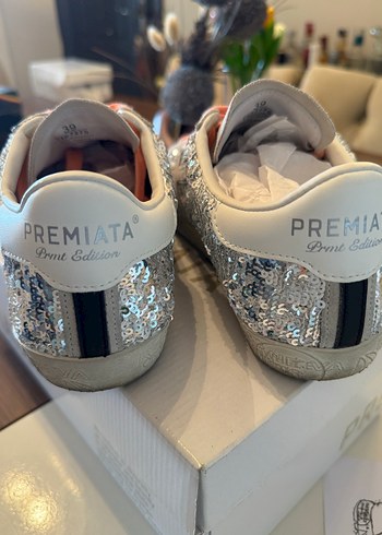 Gri Pul Detaylı premiata - Görsel 6