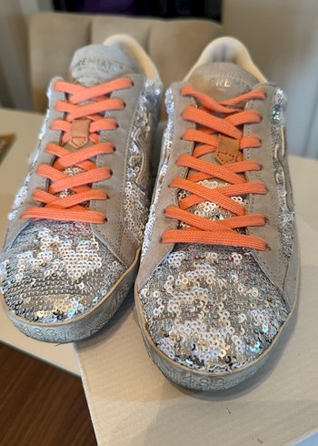 Gri Pul Detaylı premiata - Görsel 3