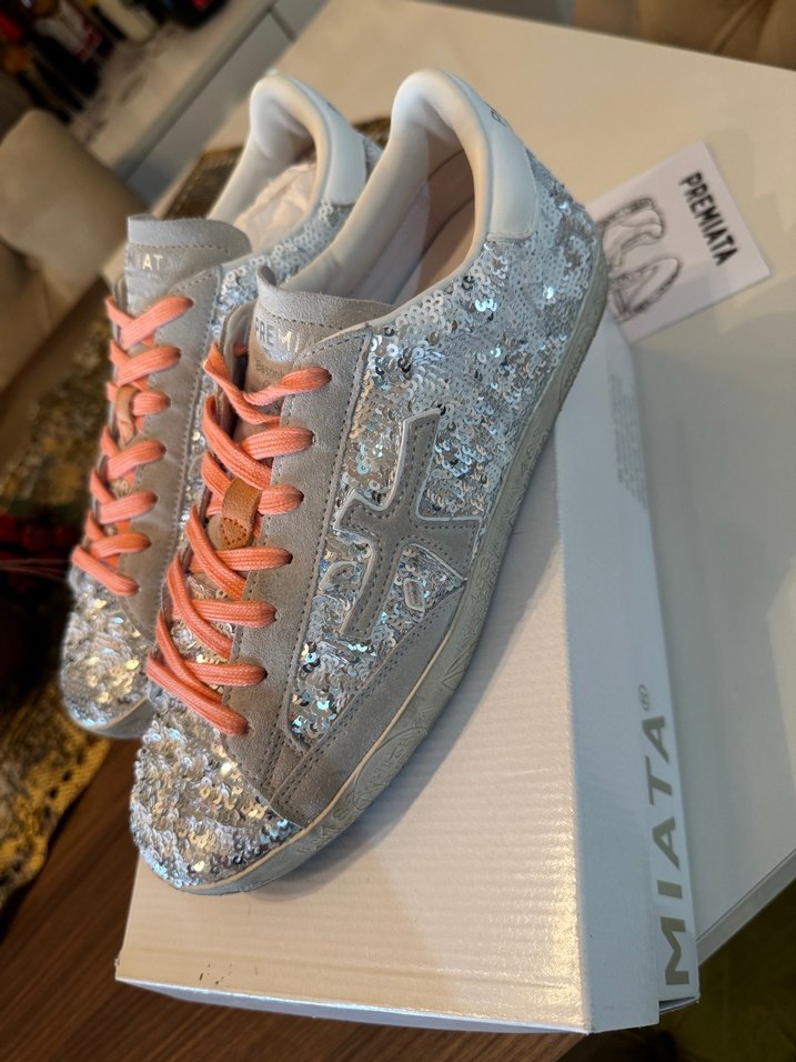 Gri Pul Detaylı premiata - Görsel 2