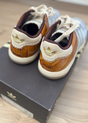 Kadın Metalik Gümüş ve Kahverengi Spor Ayakkabı - Görsel 7