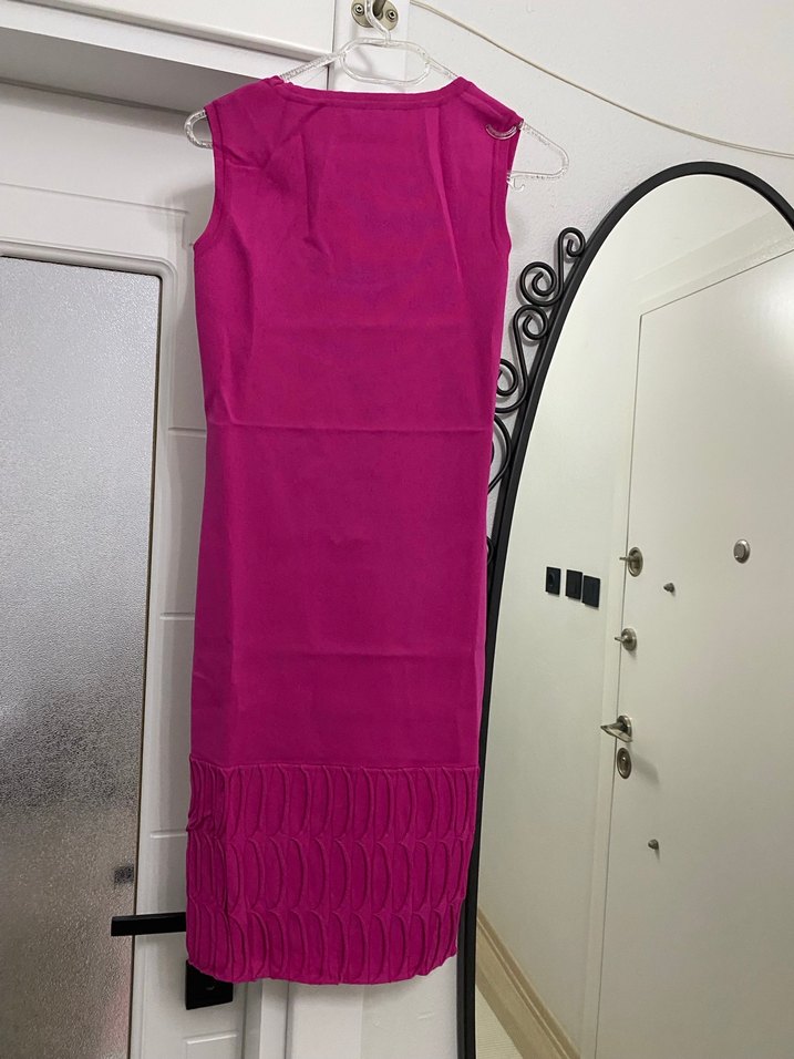 Şık midi elbise - Görsel 4