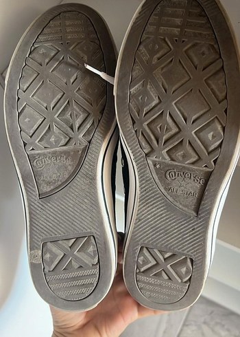 Kadın Siyah Converse Yüksek Tabanlı Spor Ayakkabı - Görsel 4