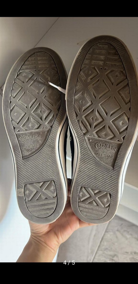 Kadın Siyah Converse Yüksek Tabanlı Spor Ayakkabı - Görsel 4