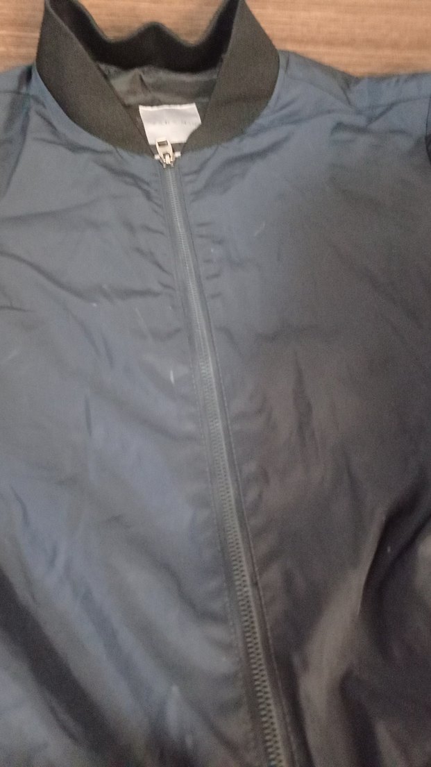 Siyah Midi Boy Fermuarlı kadin Yağmurluk - Görsel 2