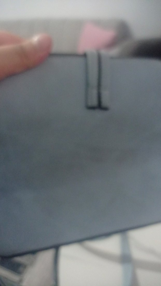 Modern Klasik Mavi Deri Kadın Çanta - Görsel 3