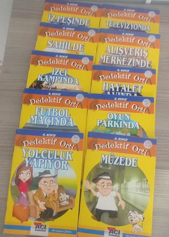 Dedektif Orti Çocuk Kitapları Seti - Görsel 7