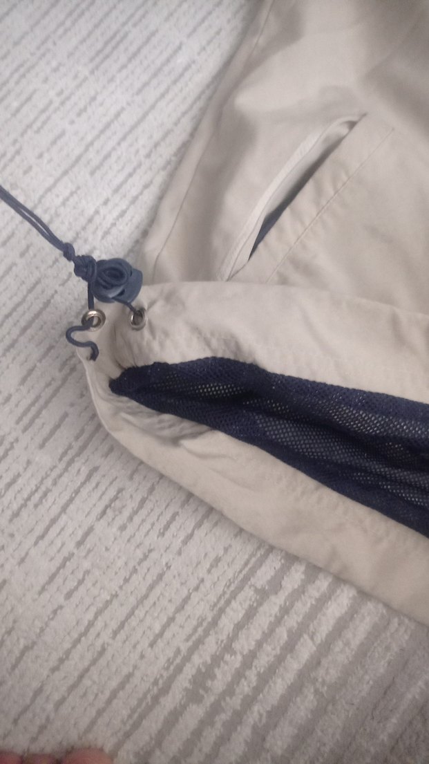 Erkek Adidas Gri-Beyaz Fermuarlı yagmurluk - Görsel 3