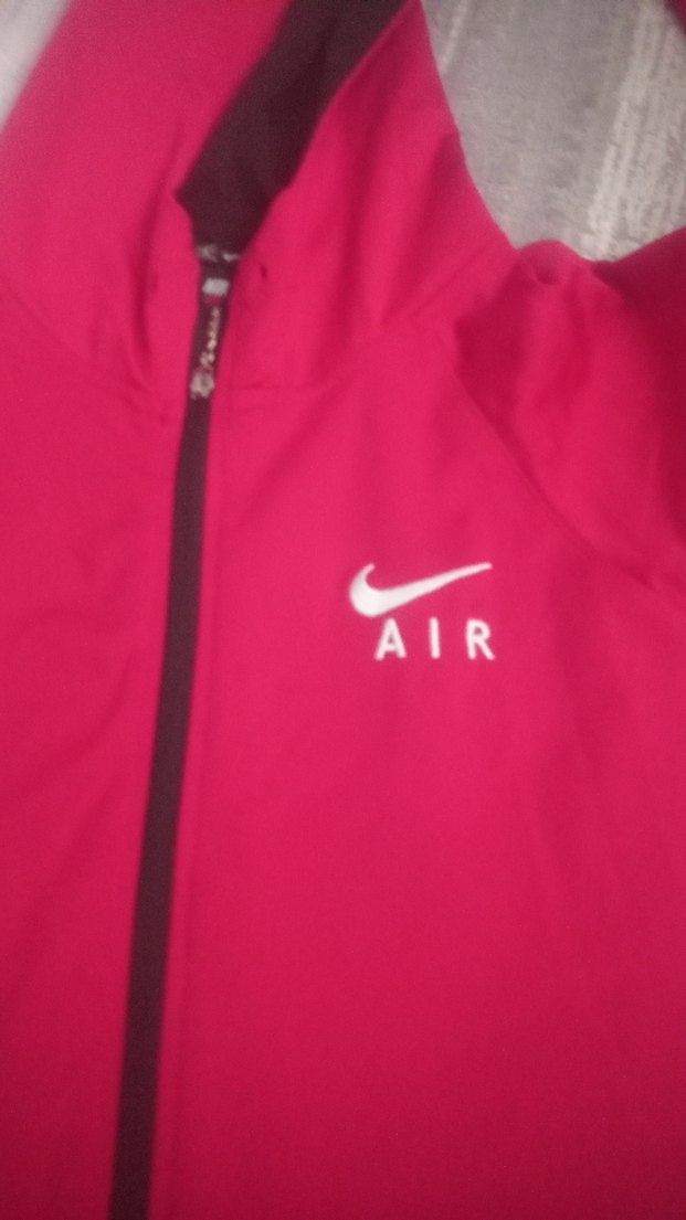 nike erkek Kırmızı Fermuarlı hirka - Görsel 3