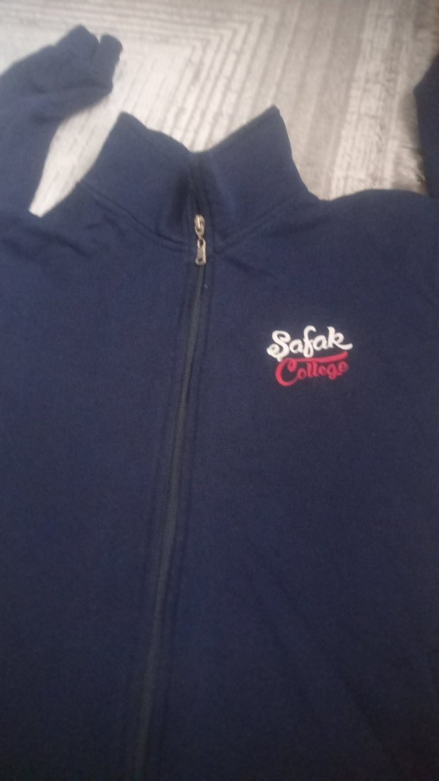 Erkek Çocuk Lacivert Fermuarlı Sweatshirt - Görsel 2