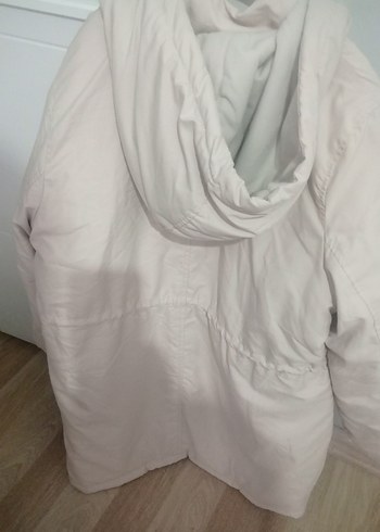 sifir i Beyaz Midi Kadın Mont - Görsel 7