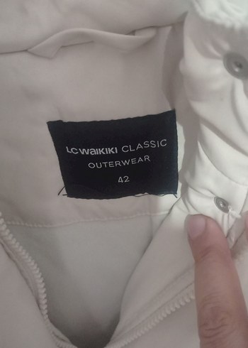 sifir i Beyaz Midi Kadın Mont - Görsel 4