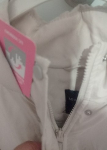 sifir i Beyaz Midi Kadın Mont - Görsel 3