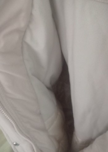 sifir i Beyaz Midi Kadın Mont - Görsel 6