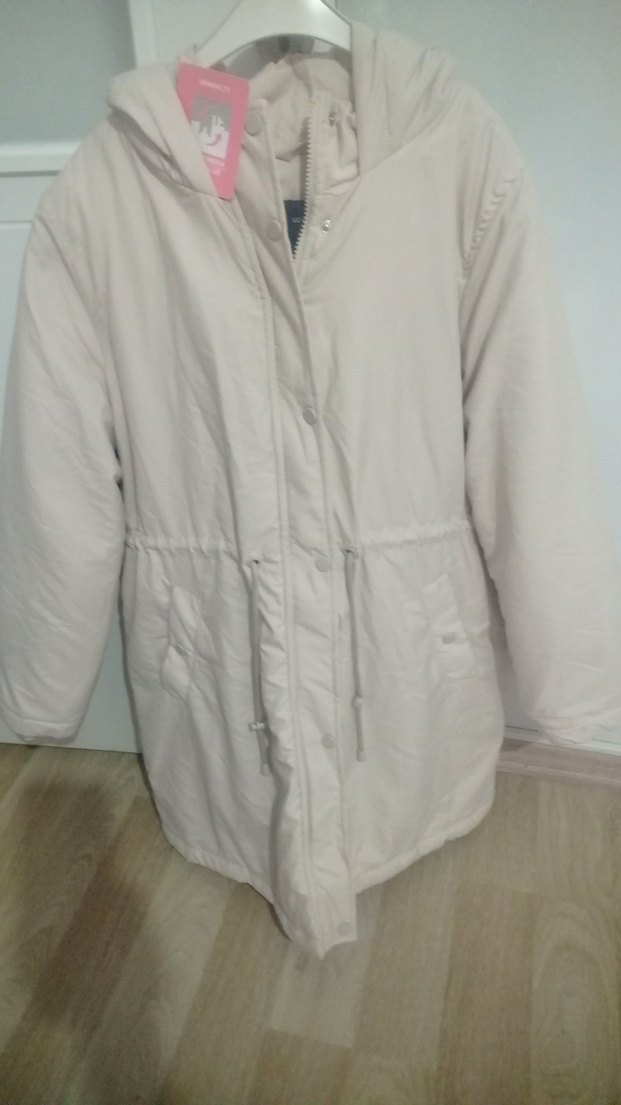 sifir i Beyaz Midi Kadın Mont - Görsel 2