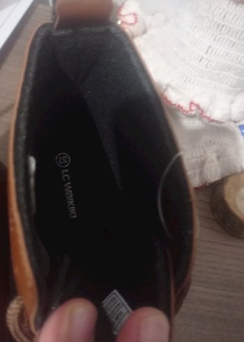 sifirKahverengi Deri bayan bot - Görsel 6