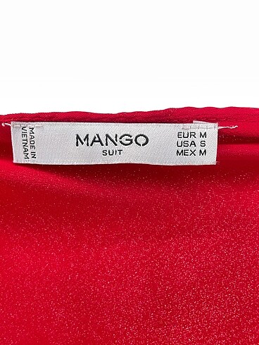 m Beden kırmızı Renk Mango Bluz %70 İndirimli.