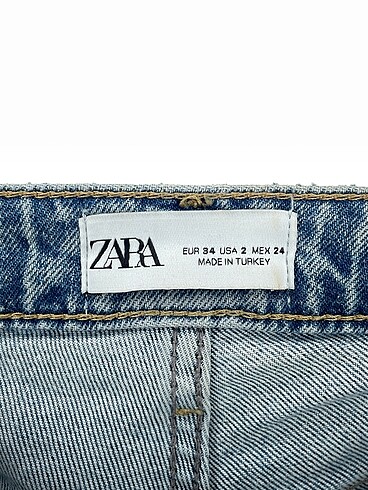 34 Beden mavi Renk Zara Jean / Kot %70 İndirimli.
