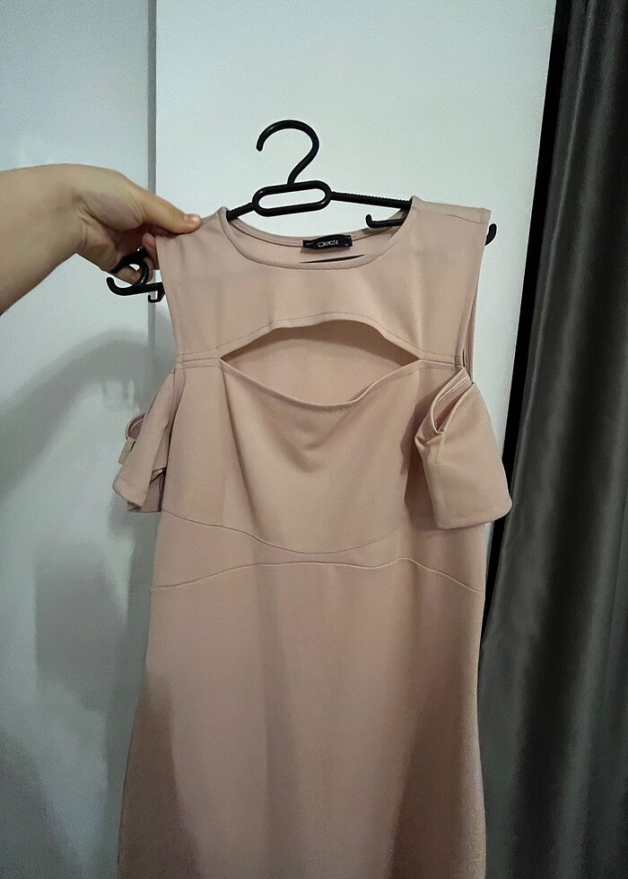 Esnek kumaş kısa elbise - Görsel 2