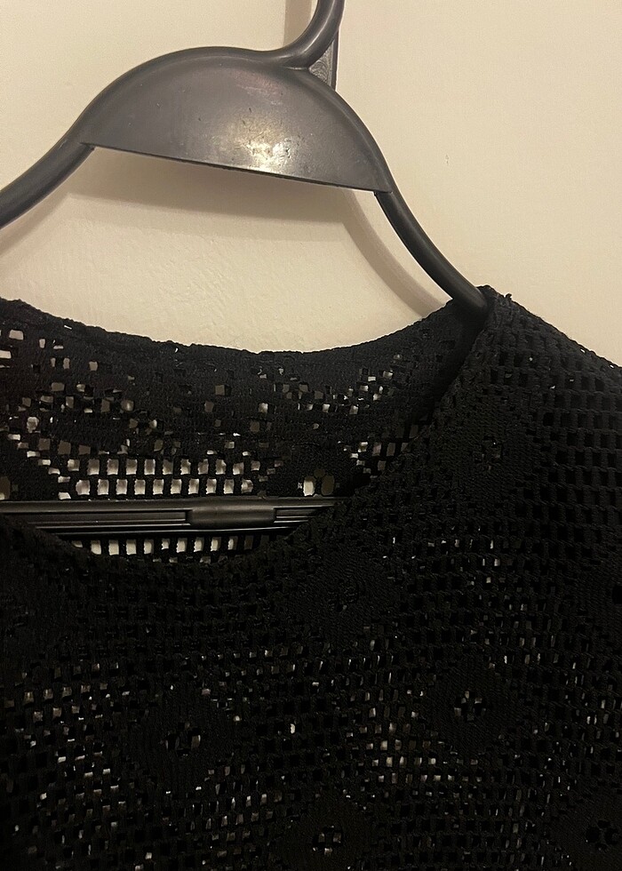 Omuzları vatkalı transparan - Görsel 3