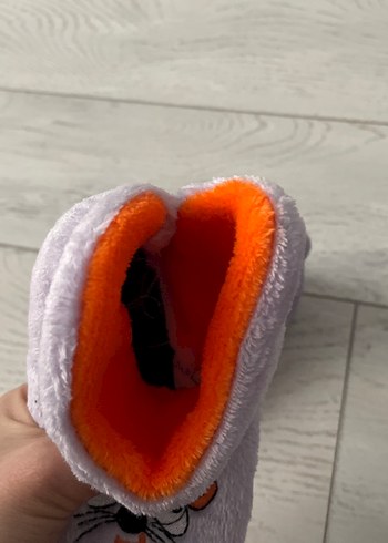 Kız Çocuk lila Nakışlı Sıcak panduf - Görsel 3