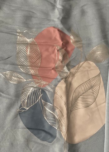 Gri Baskılı uzun badi - Görsel 2