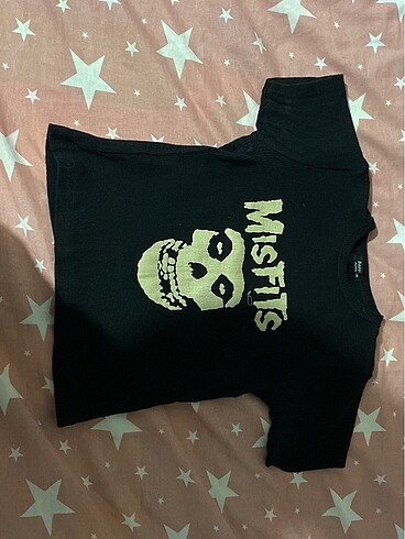 Diğer Misfits punk grubu siyah crop
