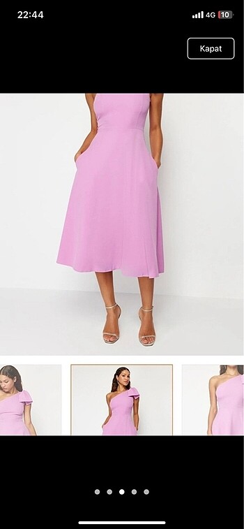 Midi elbise - Görsel 2