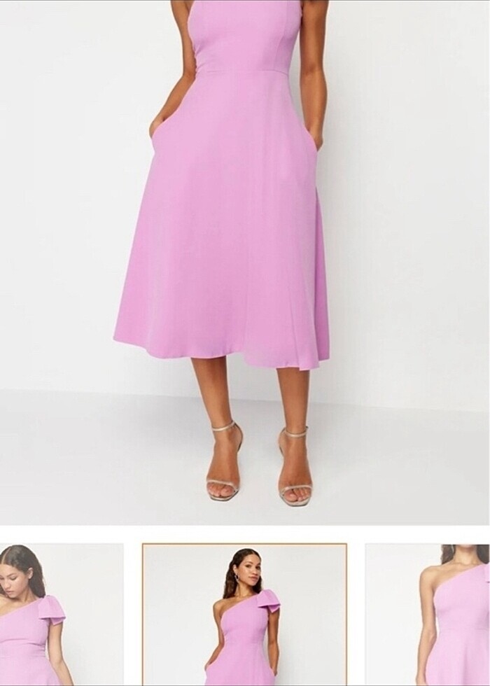 Midi elbise - Görsel 2