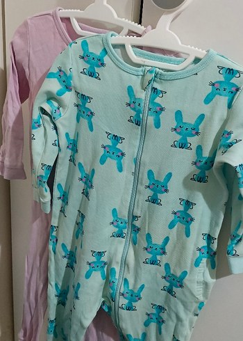 LC Waikiki Kız Çocuk Fermuarlı Baskılı tulum ikili set