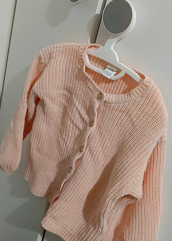 LC Waikiki Kız Çocuk Pembe Örgü Hırka
