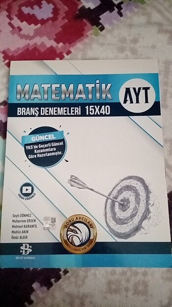 AYT MATEMATİK BİLGİ SARMAL 15Lİ DENEME SETİ