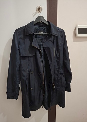 Kadın Lacivert Midi Trençkot - Görsel 2