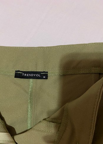 Kadın Haki Normal Boy Pantolon