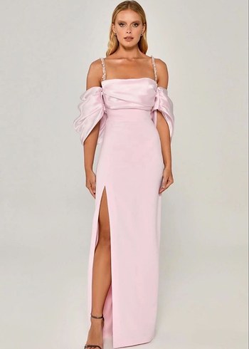 Straplez Mini Beyaz Bohem Gelinlik - Görsel 3