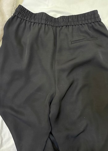 Siyah Rahat Kesim Kadın Pantolon - Görsel 4