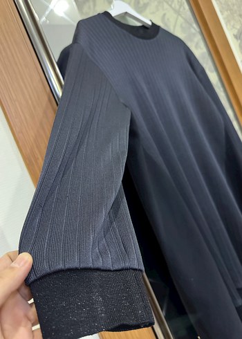 Gri Uzun Kollu Tunik - Görsel 3