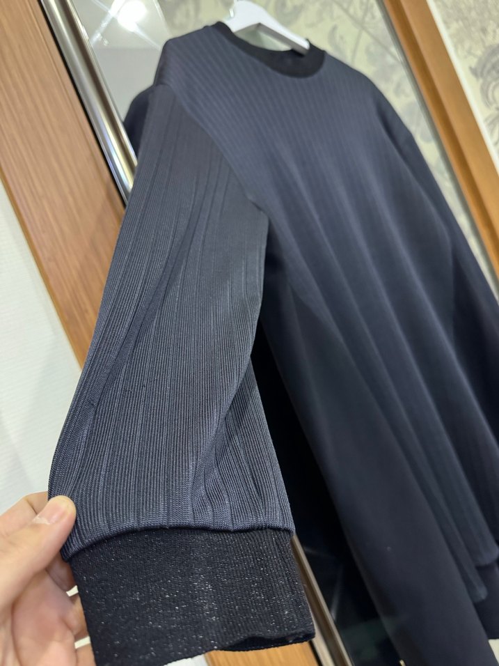 Gri Uzun Kollu Tunik - Görsel 3